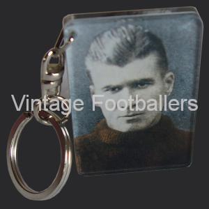 Personalised Vintage Footballer Acrylic Key Chain