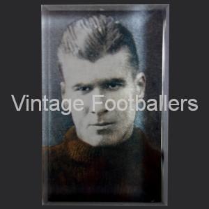 Personalised vintage footballer fridge magnet