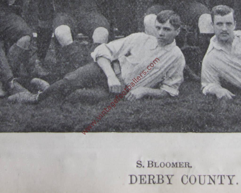 Bloomer Steve Image 14 Derby County 1910 Vintage Footballers