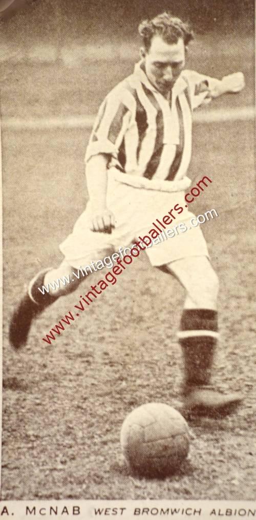McNab Sandy Image 4 West Bromwich Albion 1939