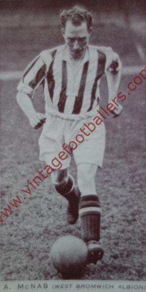 McNab Sandy Image 3 West Bromwich Albion 1938