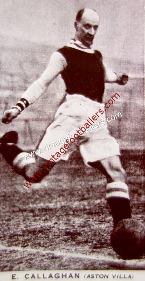 Callaghan Ernie "Mush" Image 1 Aston Villa 1938
