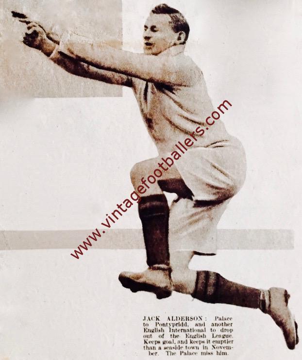 Alderson Jack Image 3 Crystal Palace 1924 Vintage Footballers